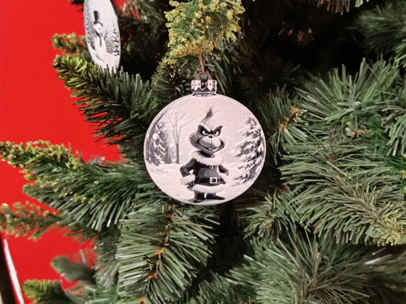 Christmas grinch bauble/ornament (type C)