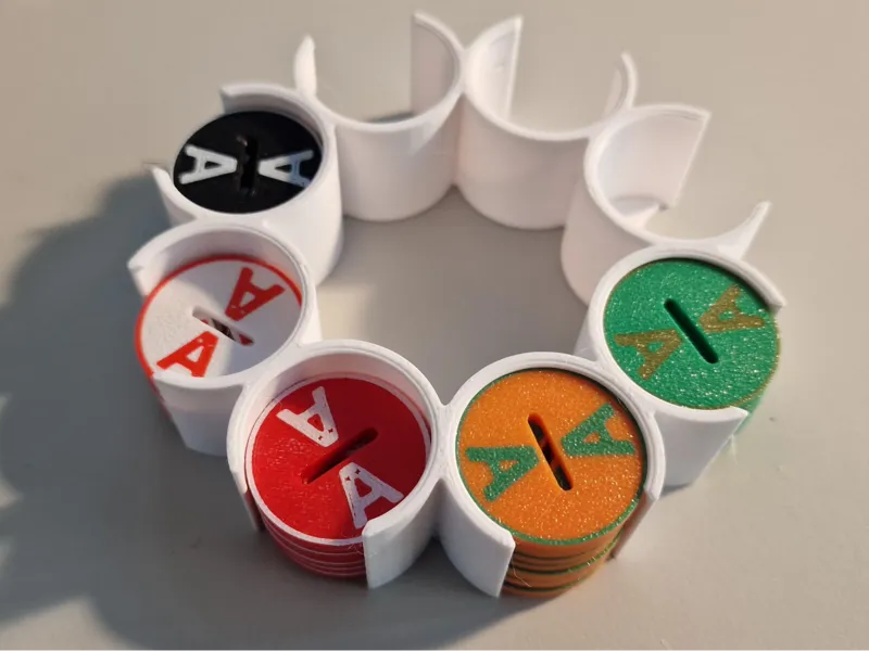 Skinny Mini Bases Holder x8