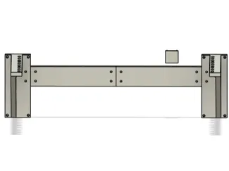 Vertical Wall Mount Rack 3U 19"