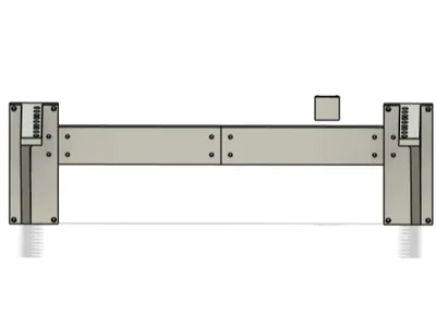 Vertical Wall Mount Rack 3U 19"