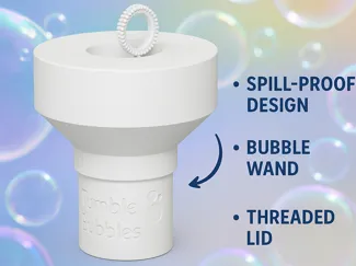 Tumble Bubbles - The Spill-Proof Bubble Container