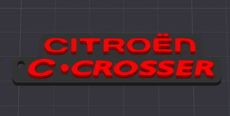 Citroën C-crosser keychain