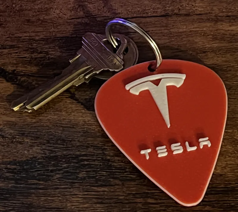 Tesla Key Chain
