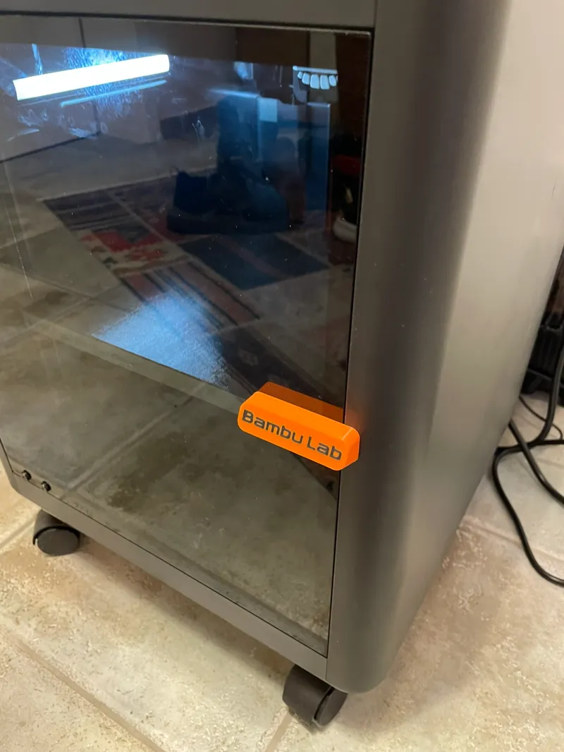 Upgrade front glass door handle - Bambulab P1S / P1P / X1 / X1C