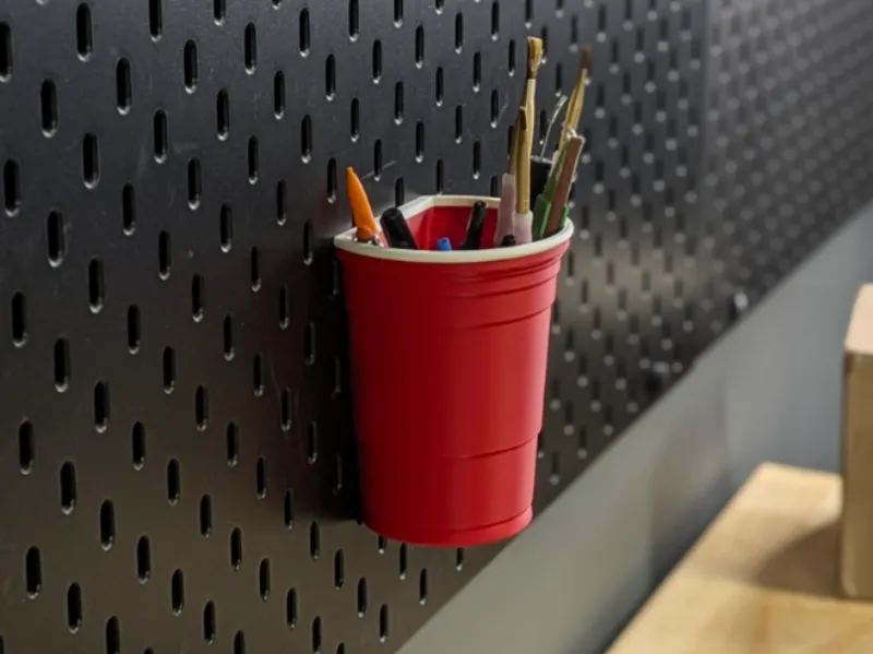 ikea skadis solo cup
