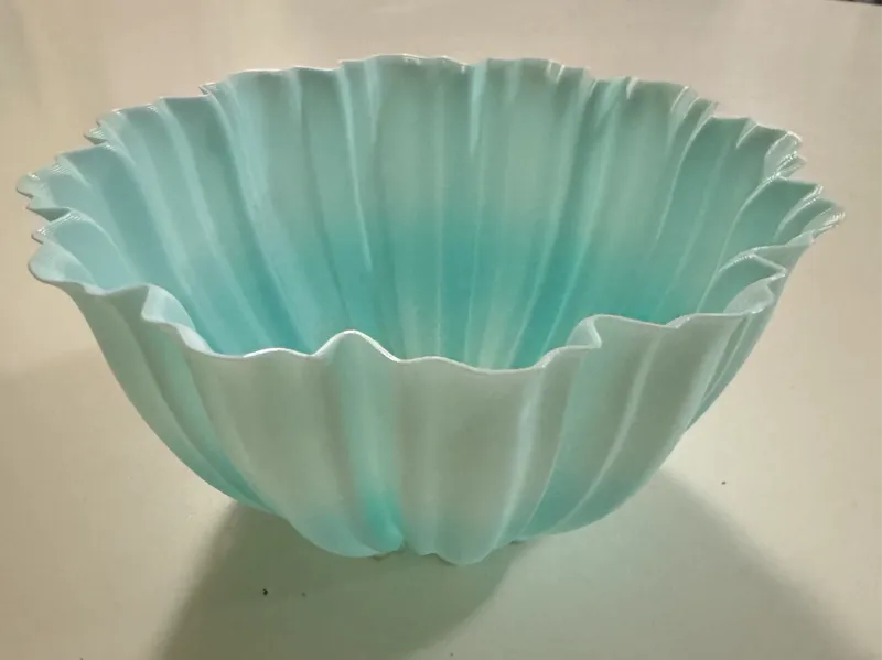 Flowery snack bowl lily of the valley