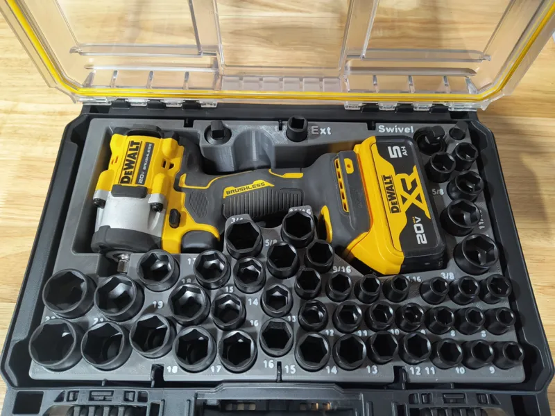 DeWALT Tough System Atomic 3/8" impact set insert