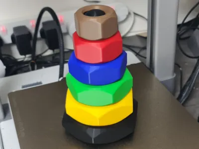 Baby Stacking Toy - Nuts and Bolt - Motor Skills