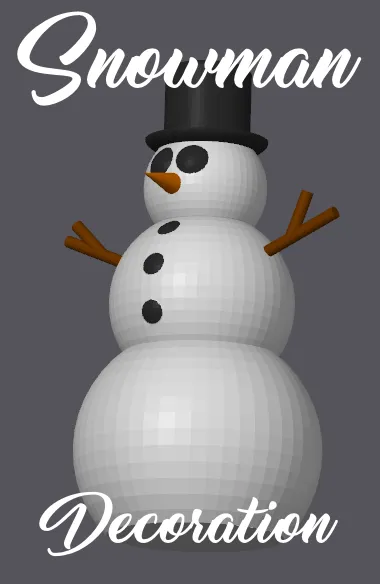 Snowman christmas decoration