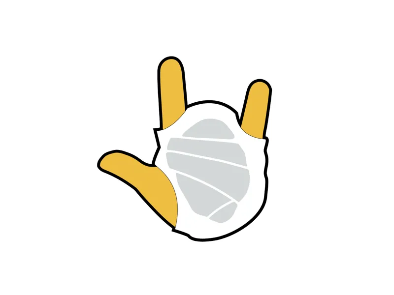 Emily damari hand icon