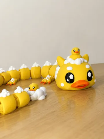 Adorno temático: Rubber Duck Dragon + Bubbles -NEW Flexi Design! — vista de referencia 3