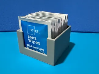 singles lens wipe holder compact version