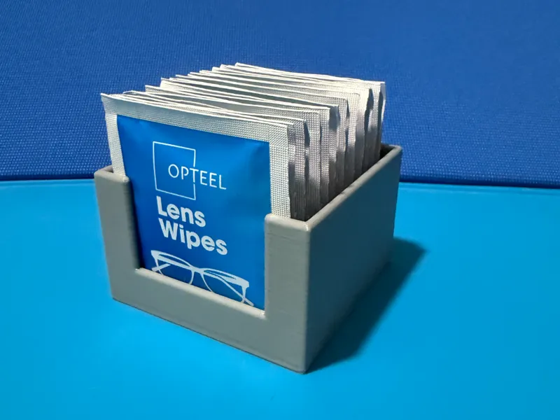 singles lens wipe holder compact version