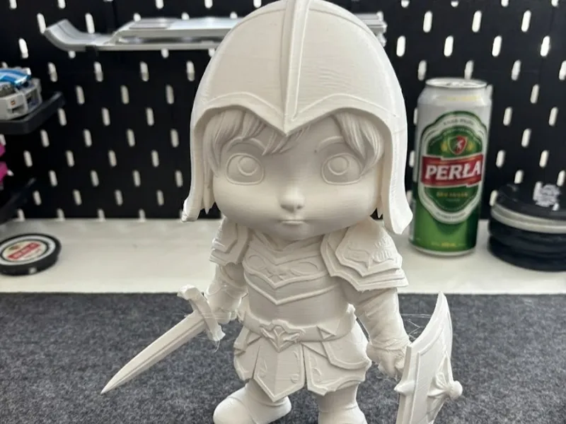 Chibi Warrior: Pint-Sized Powerhouse!