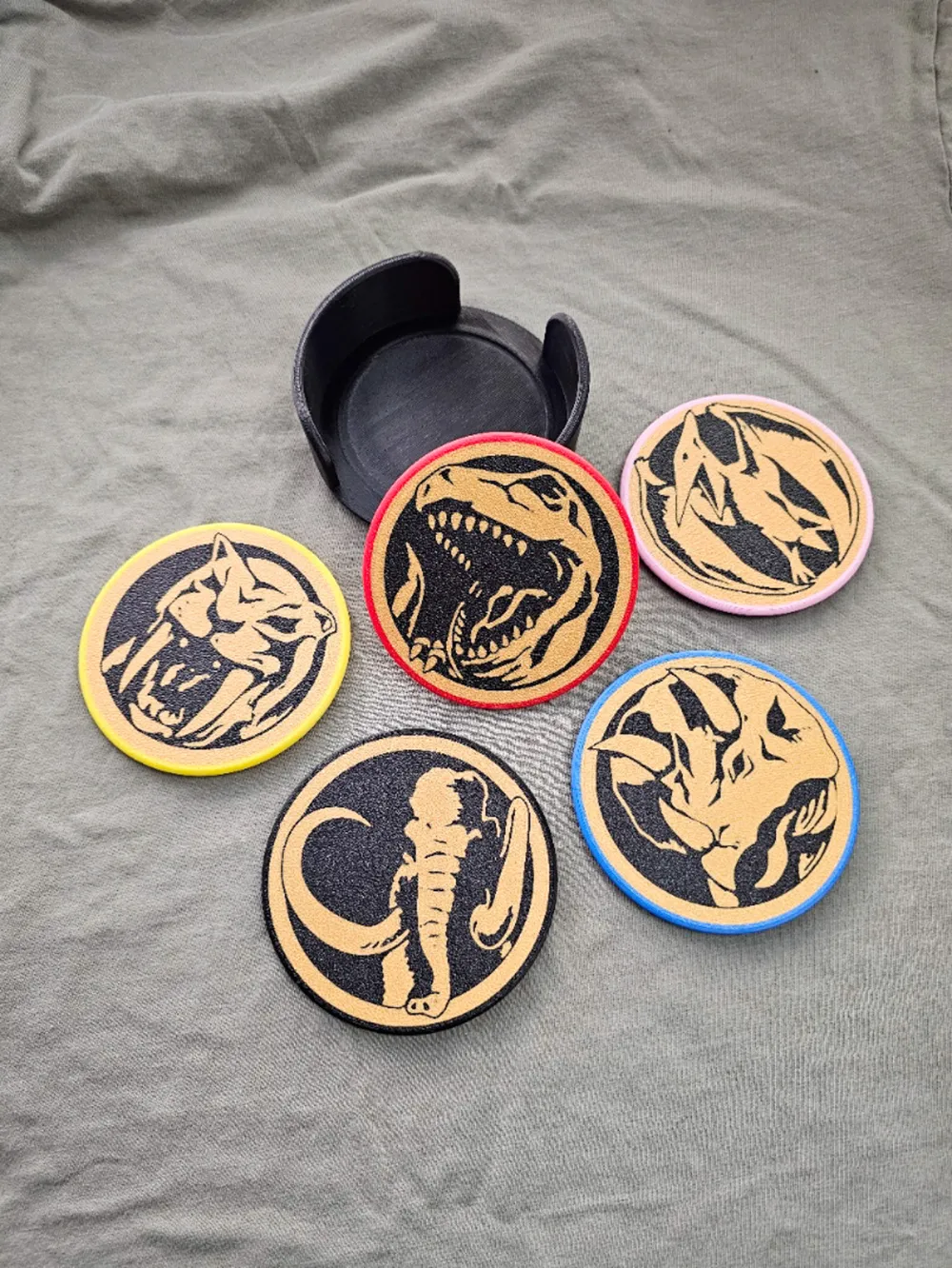 Power Ranger Coaster Set by Think3D MakerWorld: Download Free 3D Models