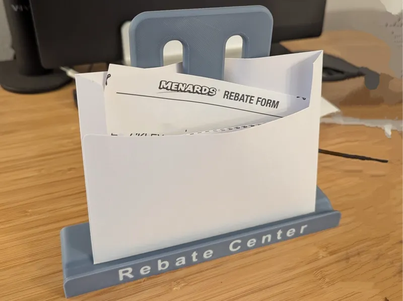 Father's Day Envelope Holder for Menards Rebates