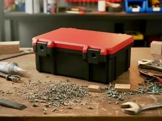Tough rugged box - no hardware,inserts,parametric