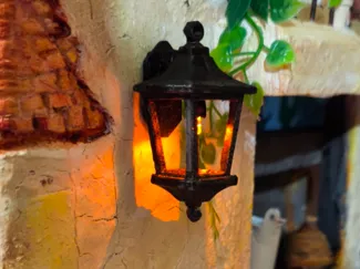 Farolillo 3D con Hueco para Cable y Luz LED