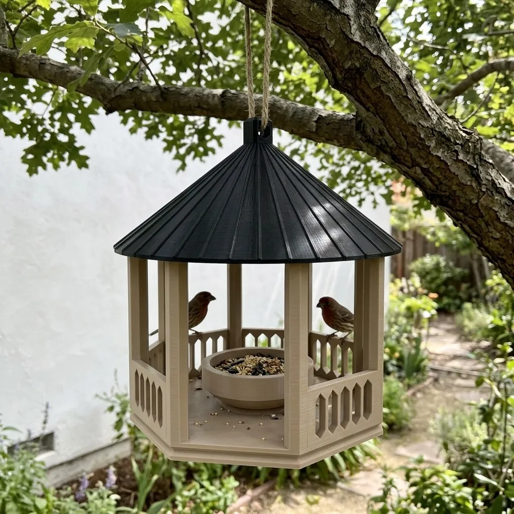 Bird Feeder: Hexagonal Garden Manor view 2