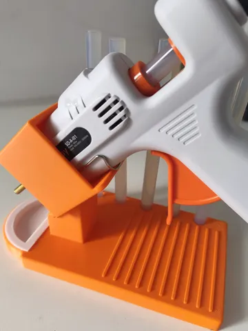 Organizador: Glue Gun Holder w/ Stick Storage & Drip Tray — vista de referencia 2