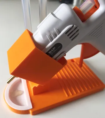 Organizador: Glue Gun Holder w/ Stick Storage & Drip Tray — vista de referencia 3