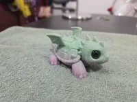 Dragon tortue — compatible yeux de verre — photo 2