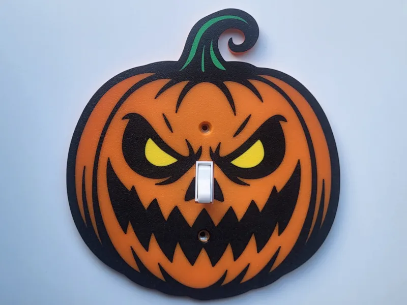Jack O Lantern Light Switch Cover 