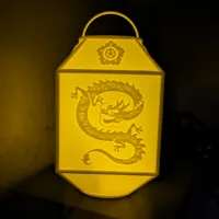 Lanterne chinoise à motif de dragon — photo 1