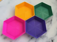 Plateau hexagonal pour jetons de jeu — photo 3