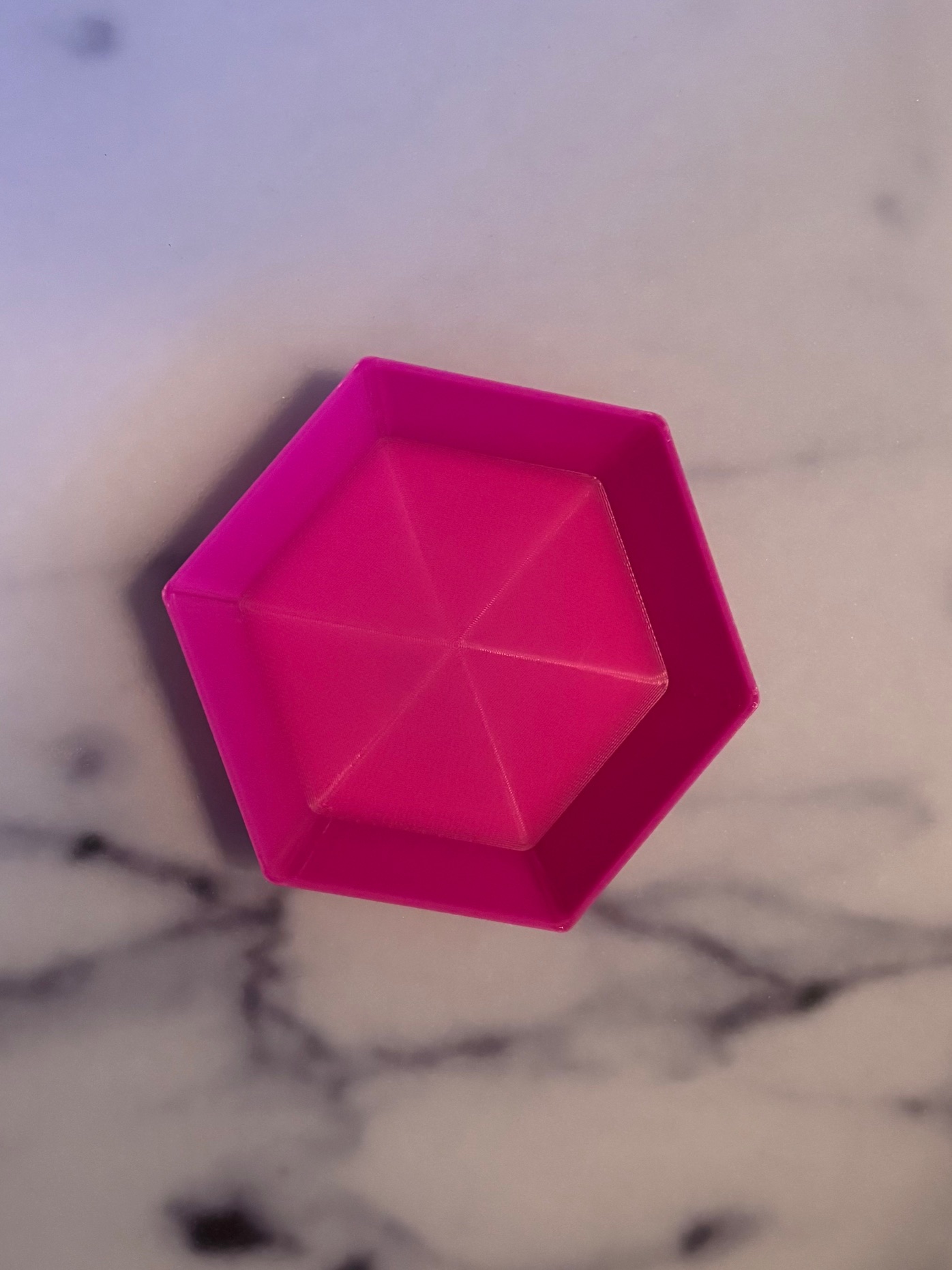 1 tray with concentric top layer