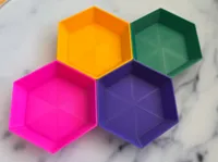 Plateau hexagonal pour jetons de jeu — photo 1