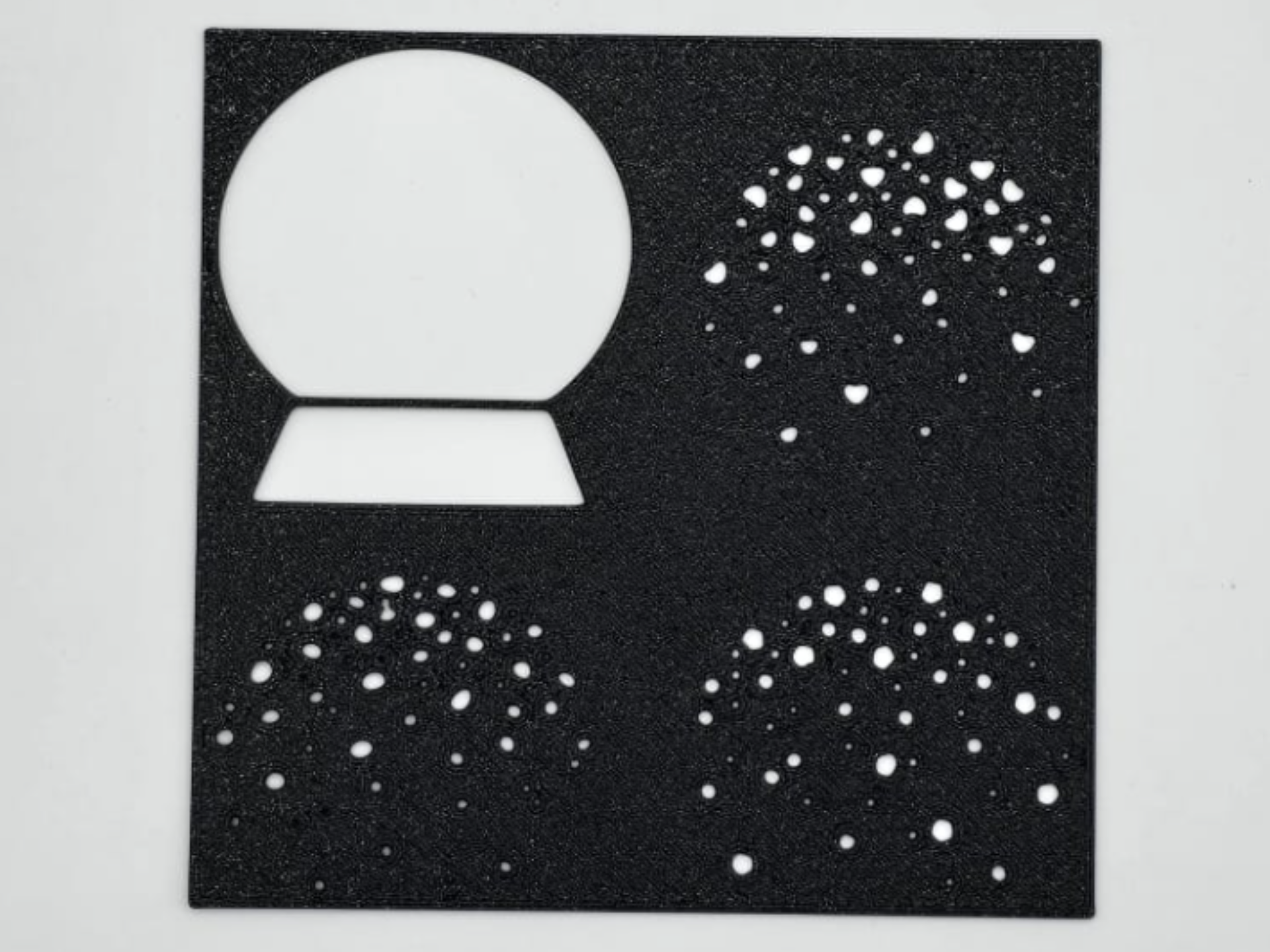 Snowglobe Stencil