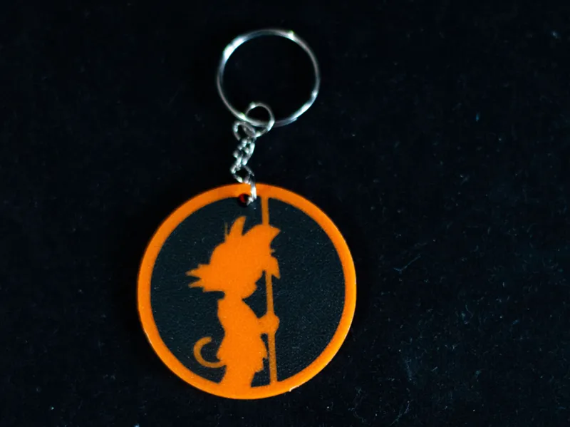 Porta chaves goku pequeno