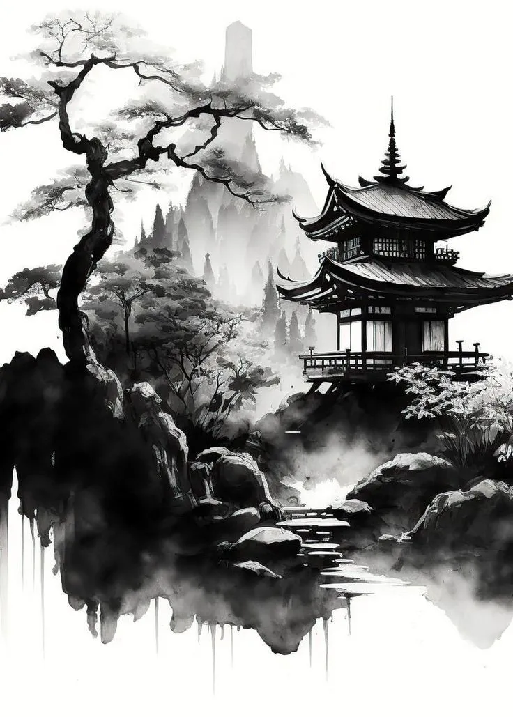 Japanese Scenic Art Hueforge