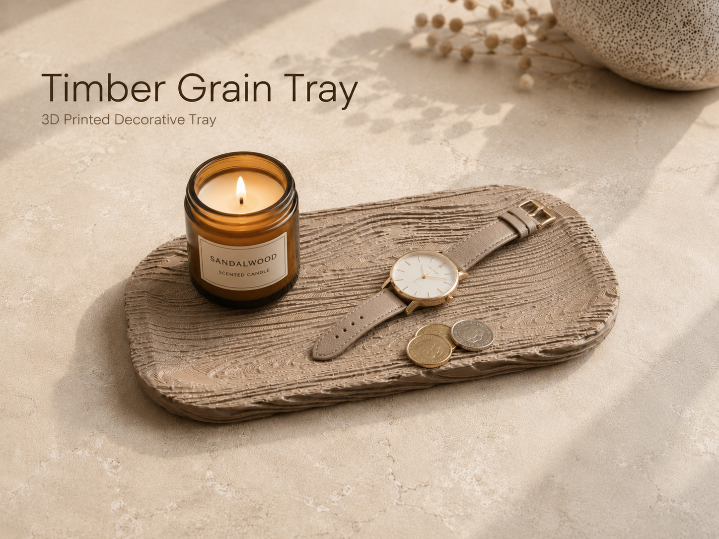 Timber Grain Tray