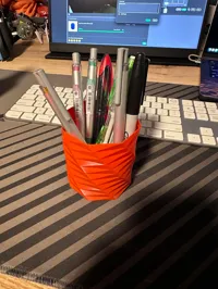Pot à crayons spirale (impression vase) — photo 7