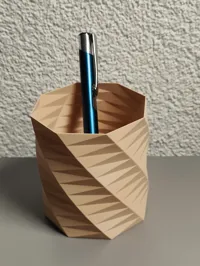 Pot à crayons spirale (impression vase) — photo 1