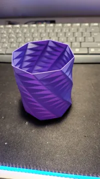 Pot à crayons spirale (impression vase) — photo 5