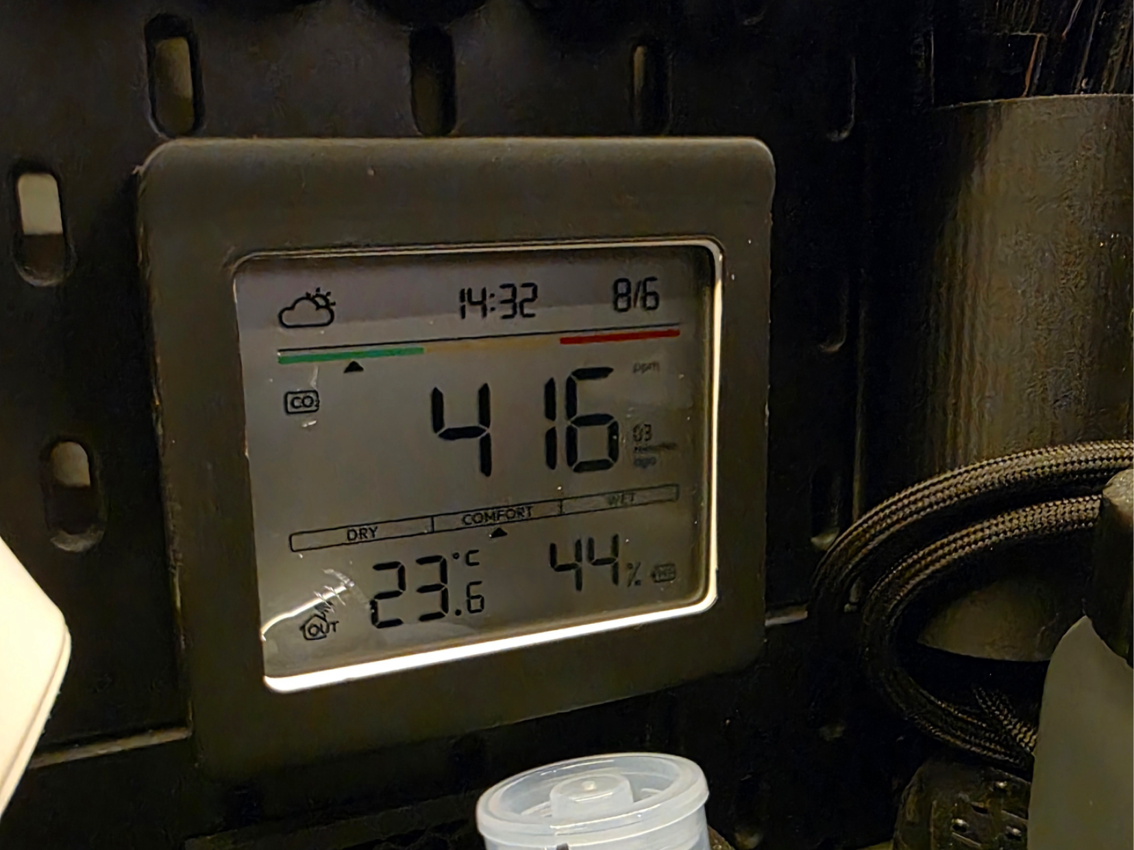 SwitchBot WIFI CO2 measurement - Skadis Case