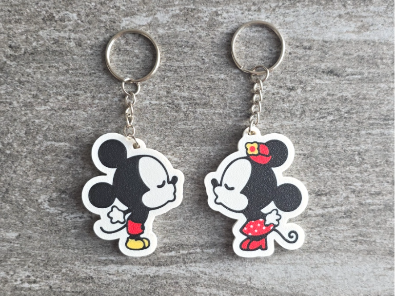 Disney Mickey & Minnie Couple Keychain 