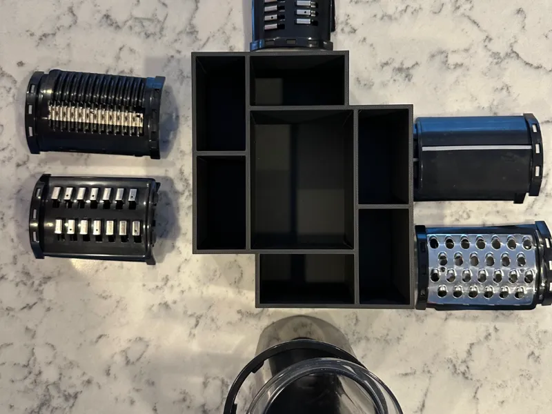 Electric Grater Accessory Organizer 