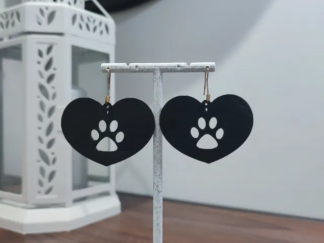 Aretes Huellas en el Corazón