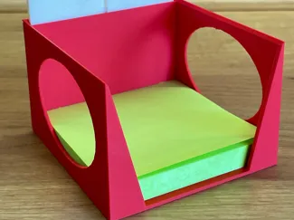 Sticky Note Holder (76x76 mm) + Drawing Overlays