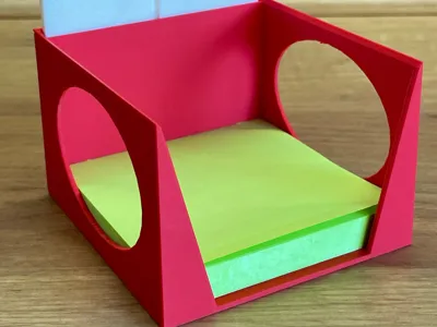 Sticky Note Holder (76x76 mm) + Drawing Overlays