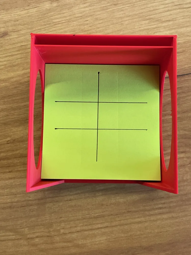 Sticky Note Props Sticky Note Holder (76x76 mm) + Drawing Overlays by Pawcio0o MakerWorld ...