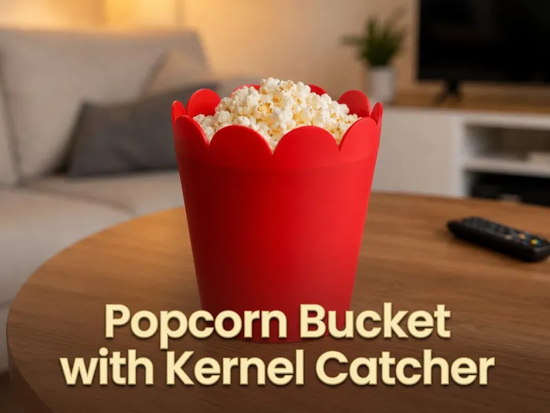 Popcorn Bucket with Kernel Catcher