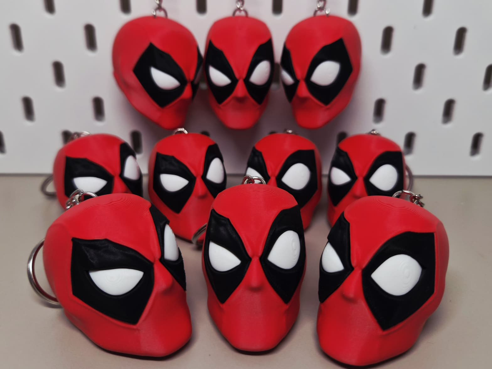 Deadpool head cute keychain - NO AMS 3D model