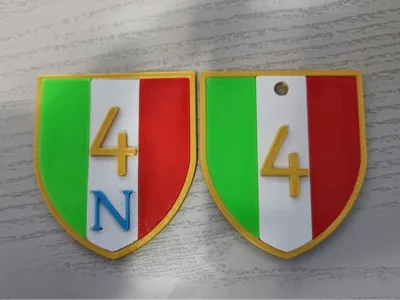 Napoli (4 multicolored scudetti)