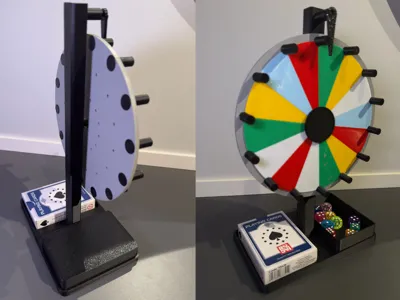 Color Mini Prize Wheel V2.0 – With Modular Storage