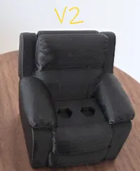 0.2mm layer, 2 walls, 15% infill - holes for legs